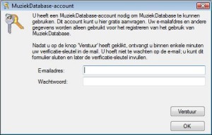 Wens 332: MuziekDatabase-account